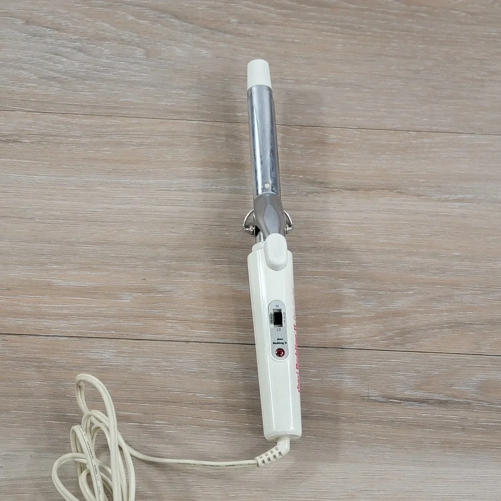 Jheri Redding II Pro-Style 3/4 Inch Curling Iron White Silver JRK2765BC Vintage